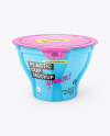 Glossy Yoghurt Cup Mockup