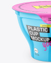 Glossy Yoghurt Cup Mockup