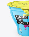 Glossy Yoghurt Cup Mockup