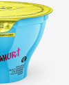Glossy Yoghurt Cup Mockup