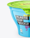 Glossy Yoghurt Cup Mockup
