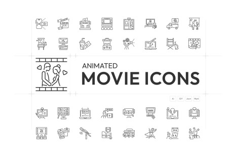 Animated Movie Icon Pack - Reel