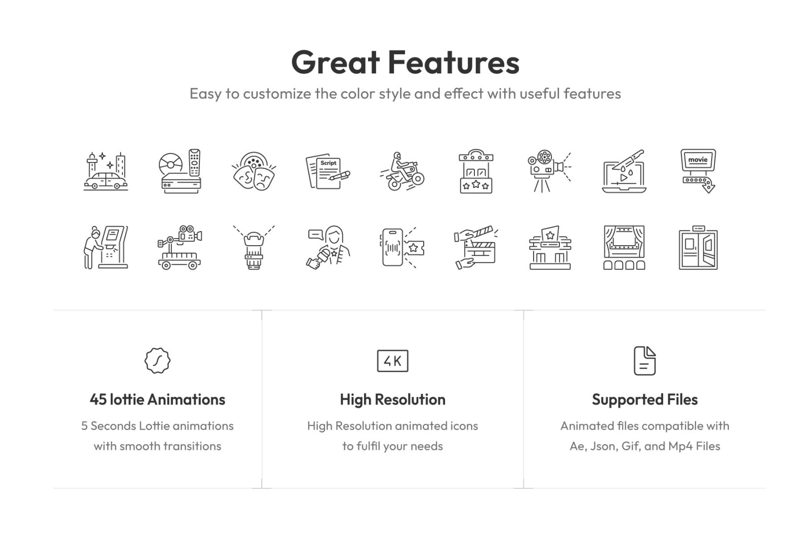Animated Movie Icon Pack Animated Movie Icon Pack