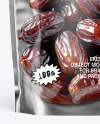 Clear Stand-Up Pouch w/ Dates Mockup