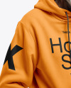 An Old Man with Sunglasses Wearing a Hoodie and Beanie Hat Mockup