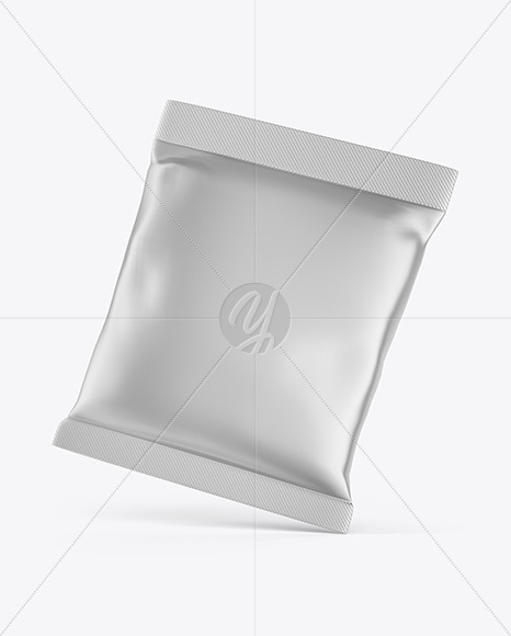 Metallic Snack Bag Mockup