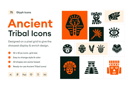 Ancient Tribal Icons - Cultural