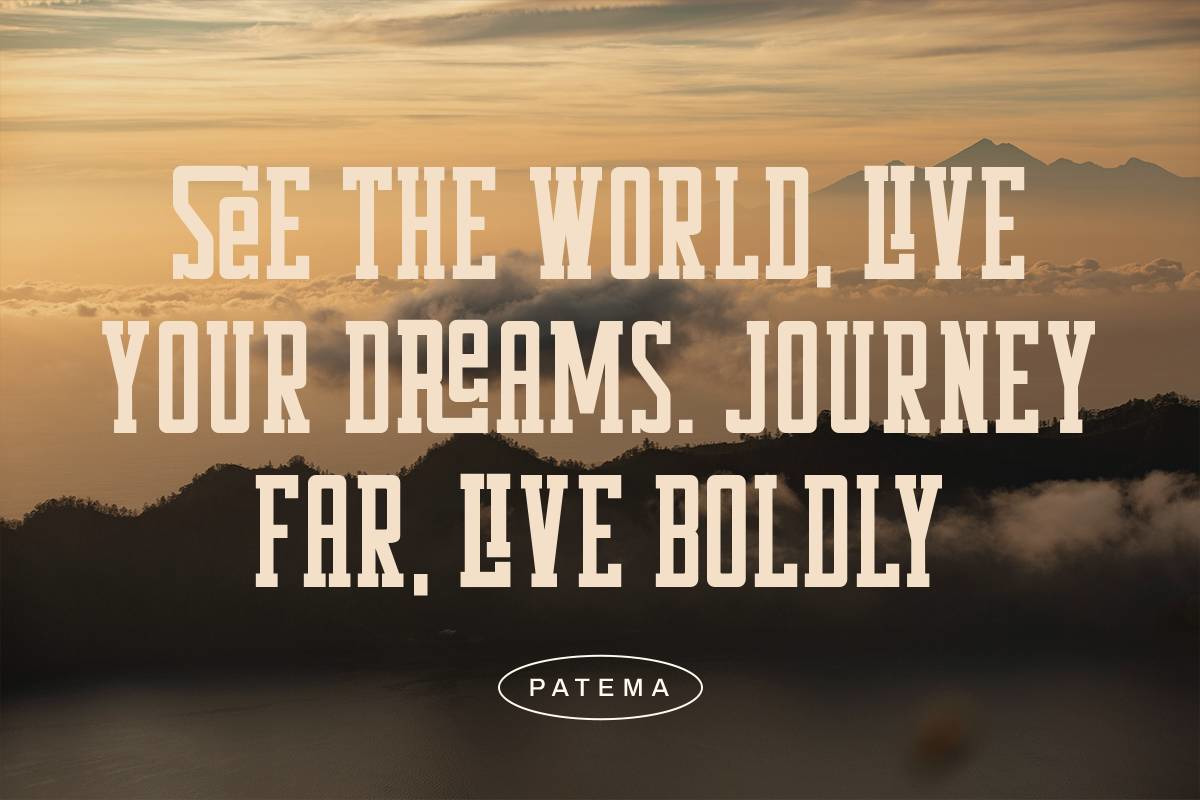 Patema - Slab Serif Condensed Font Patema - Slab Serif Condensed Font