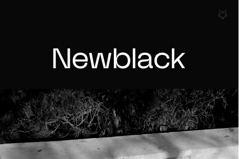 NewBlack Typeface - Branding typography