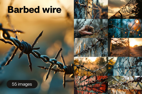 Barbed wire - Sharp