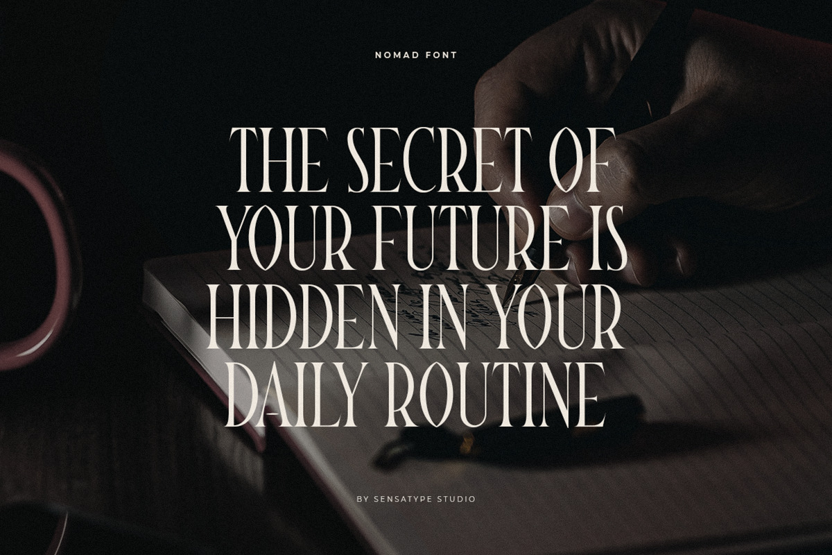 NOMAD - Historical Vintage Font NOMAD - Historical Vintage Font