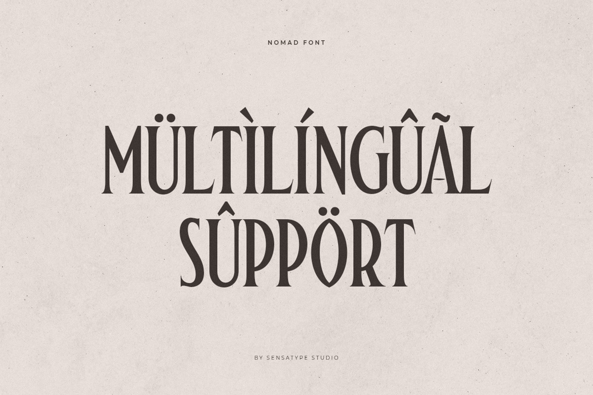 NOMAD - Historical Vintage Font NOMAD - Historical Vintage Font
