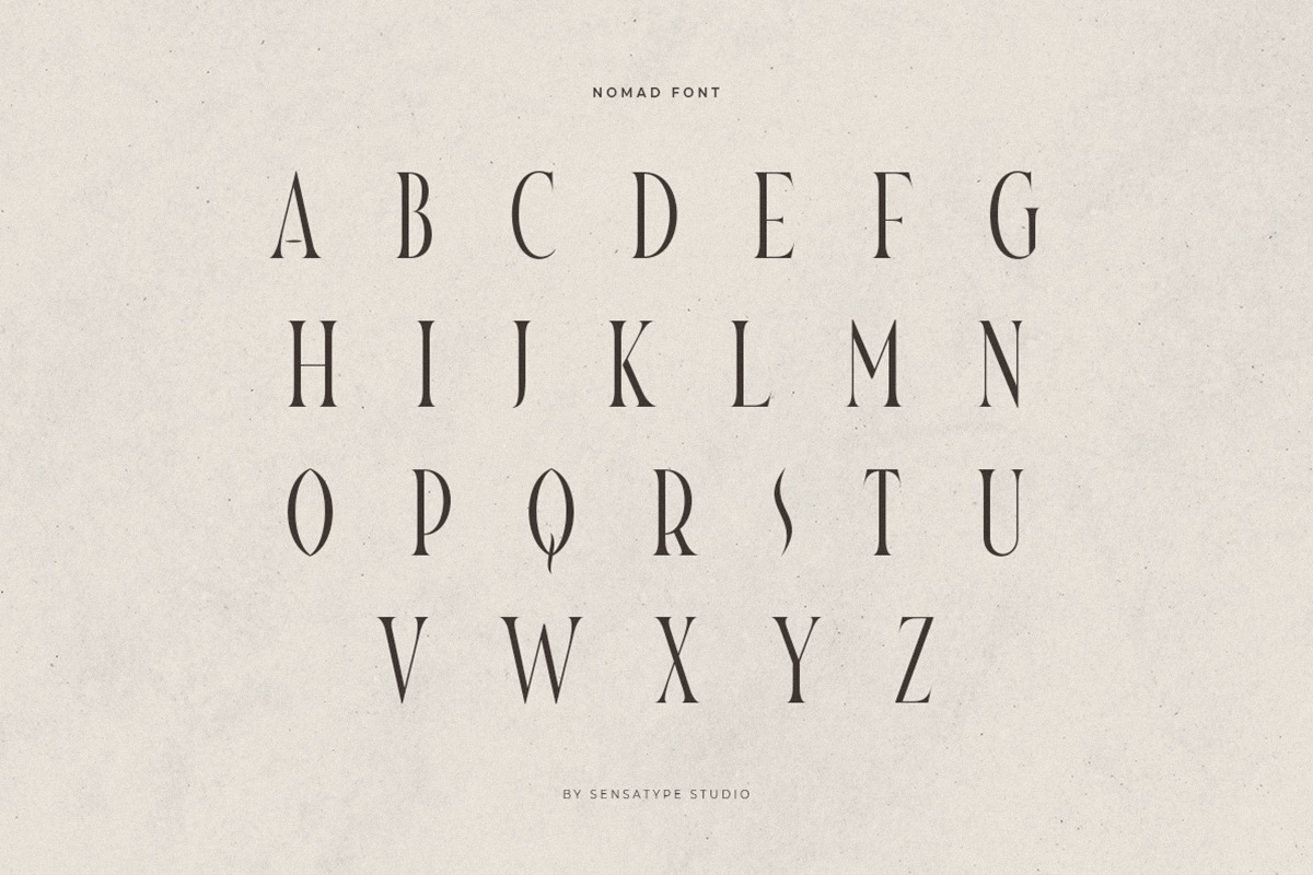 NOMAD - Historical Vintage Font NOMAD - Historical Vintage Font