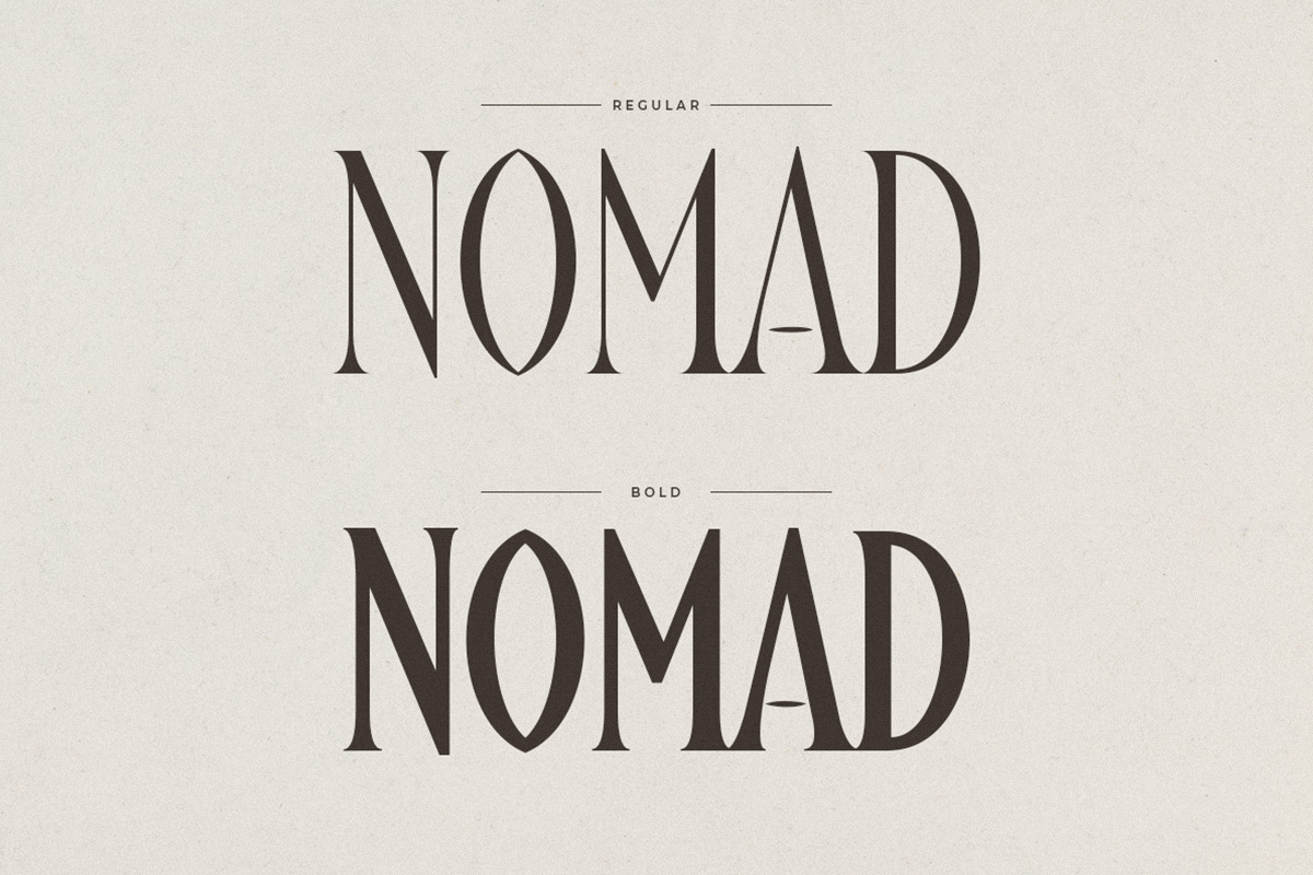NOMAD - Historical Vintage Font NOMAD - Historical Vintage Font