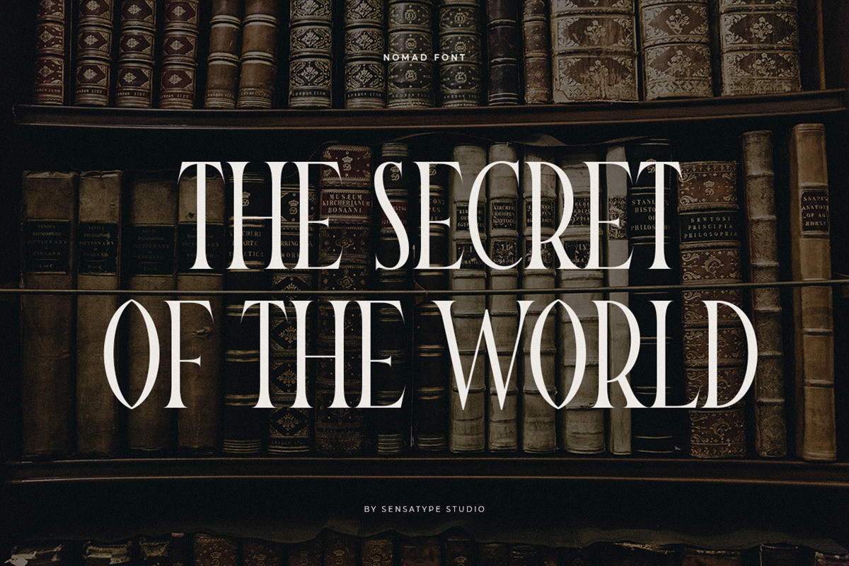 NOMAD - Historical Vintage Font NOMAD - Historical Vintage Font