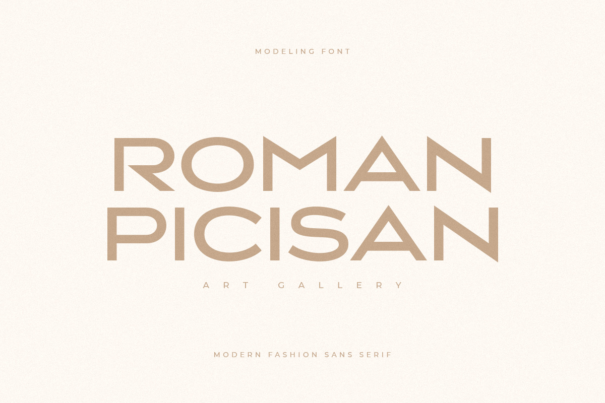 Modeling - Modern Fashion Sans Serif Modeling - Modern Fashion Sans Serif