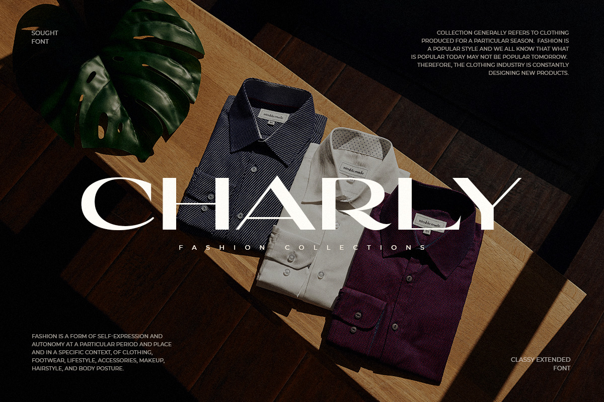 SOUGHT - Classy Extended Font SOUGHT - Classy Extended Font