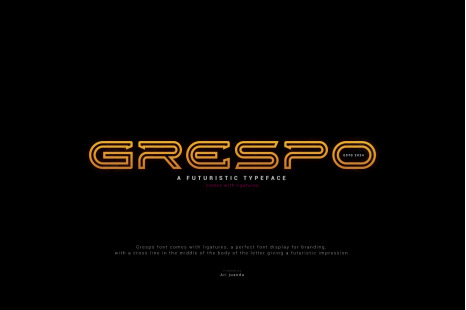 Grespo Font - Branding fonts