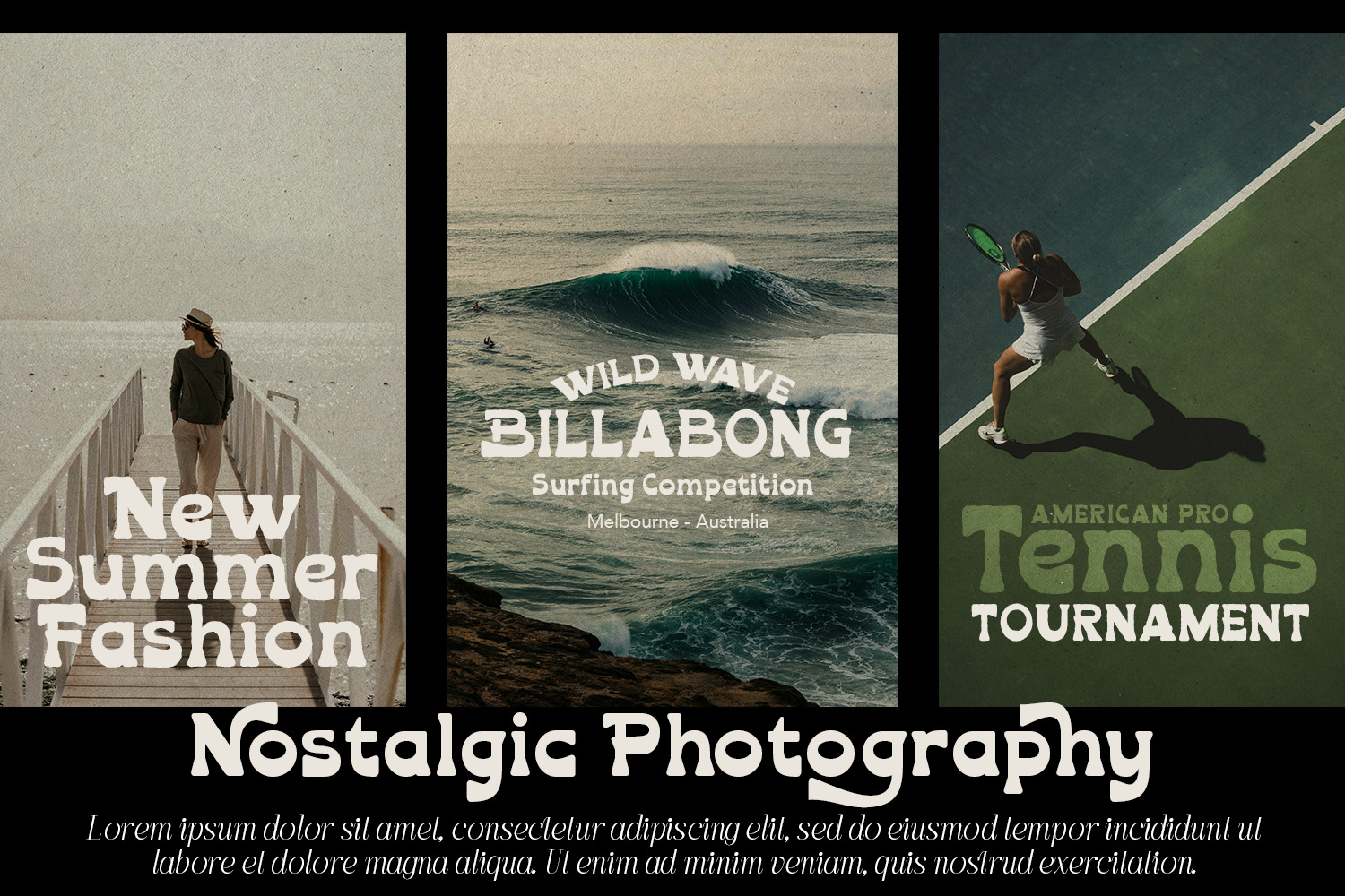 Pillom Vintage Font Pillom Vintage Font