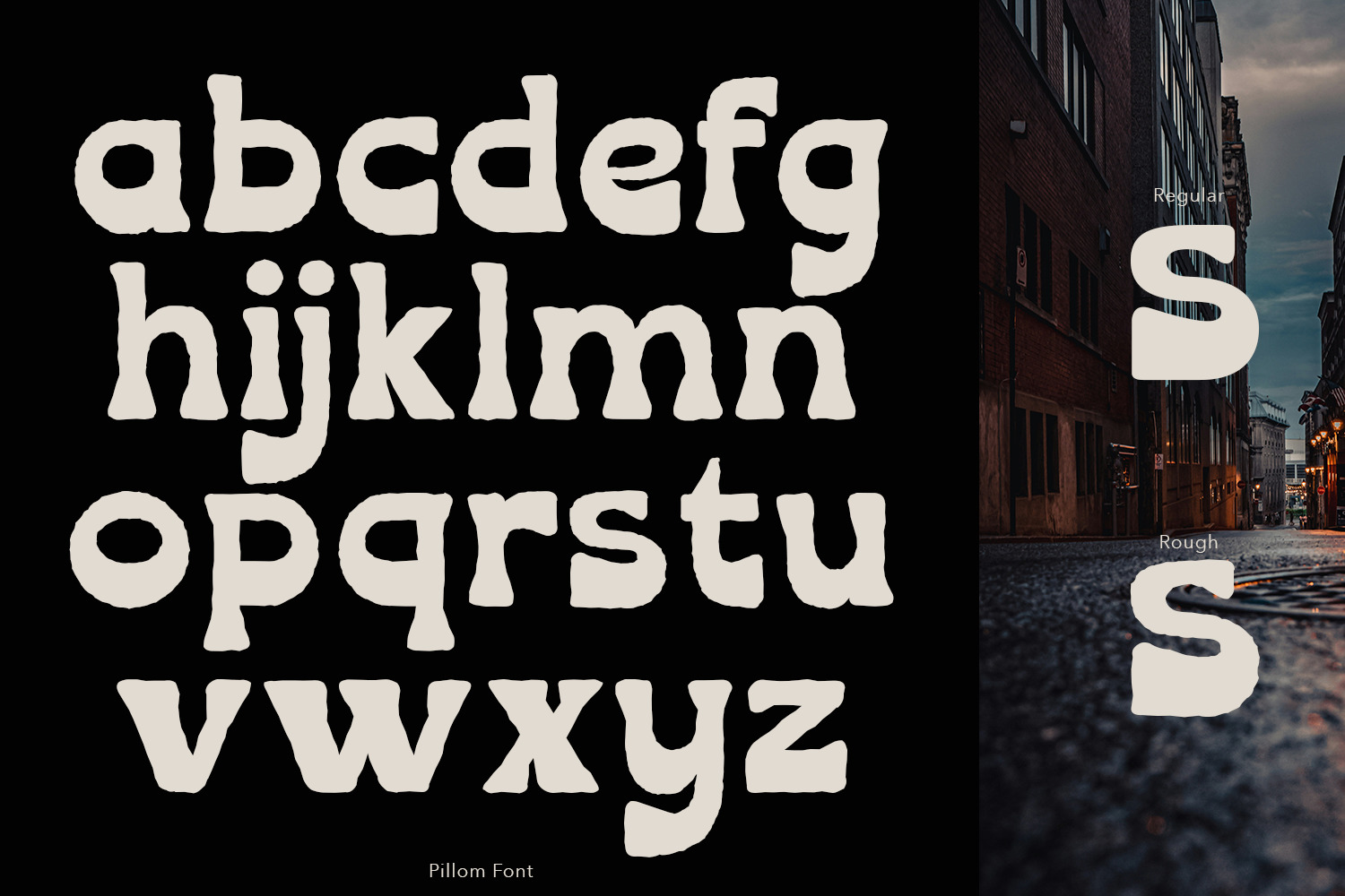 Pillom Vintage Font Pillom Vintage Font