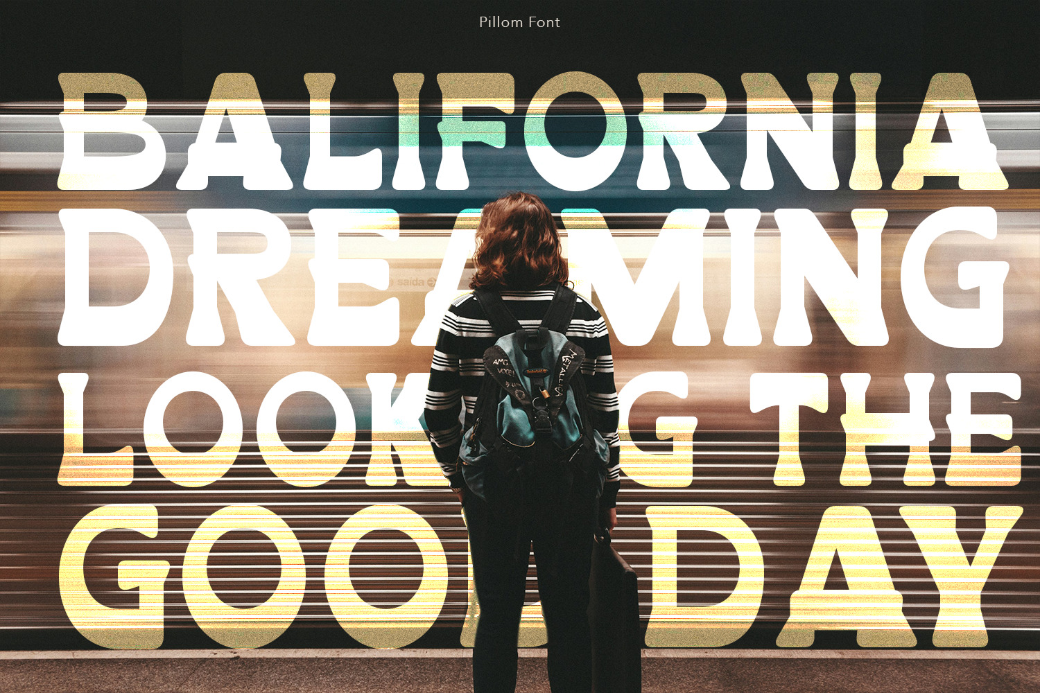 Pillom Vintage Font Pillom Vintage Font