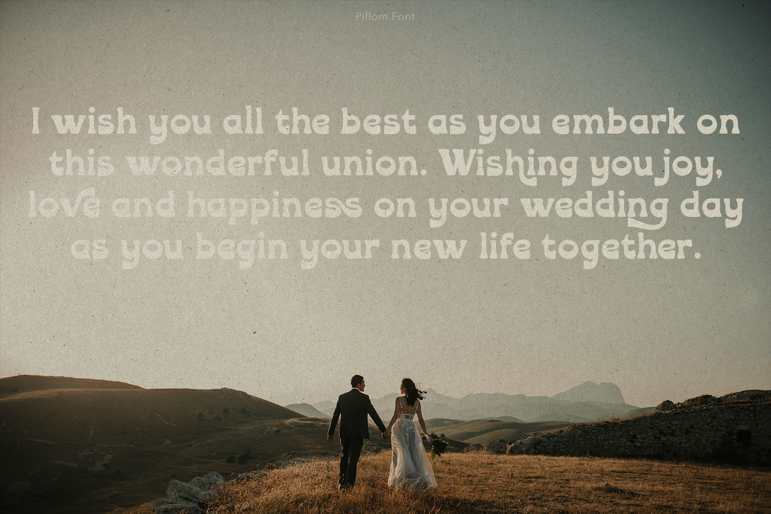 Pillom Vintage Font Pillom Vintage Font