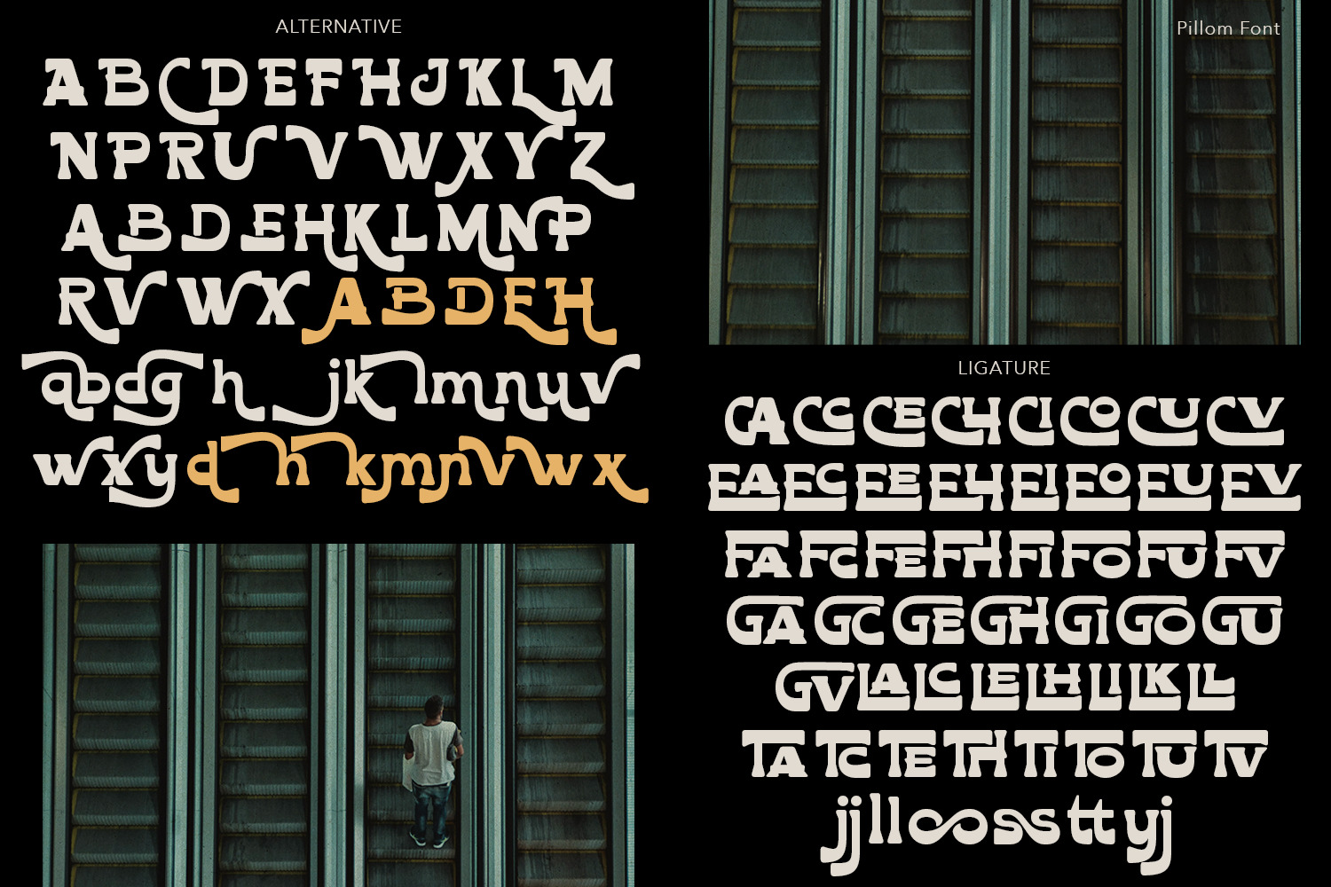 Pillom Vintage Font Pillom Vintage Font