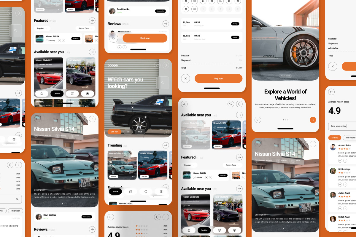 Poppa - Car Rent App Poppa - Car Rent App