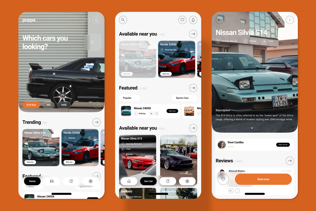 Poppa - Car Rent App Poppa - Car Rent App