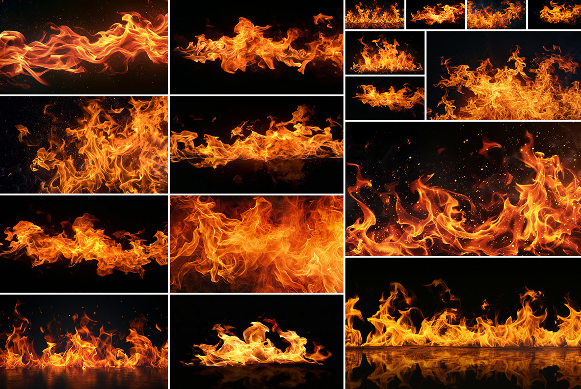 Fire flames Fire flames