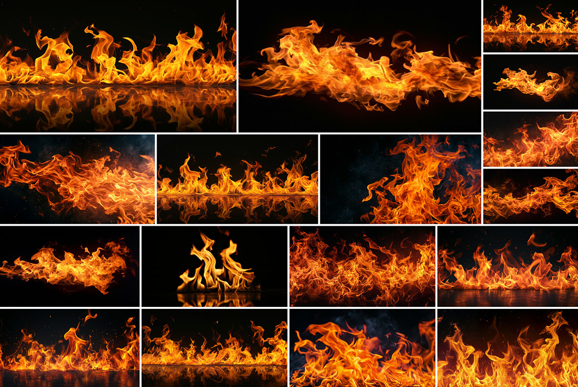 Fire flames Fire flames