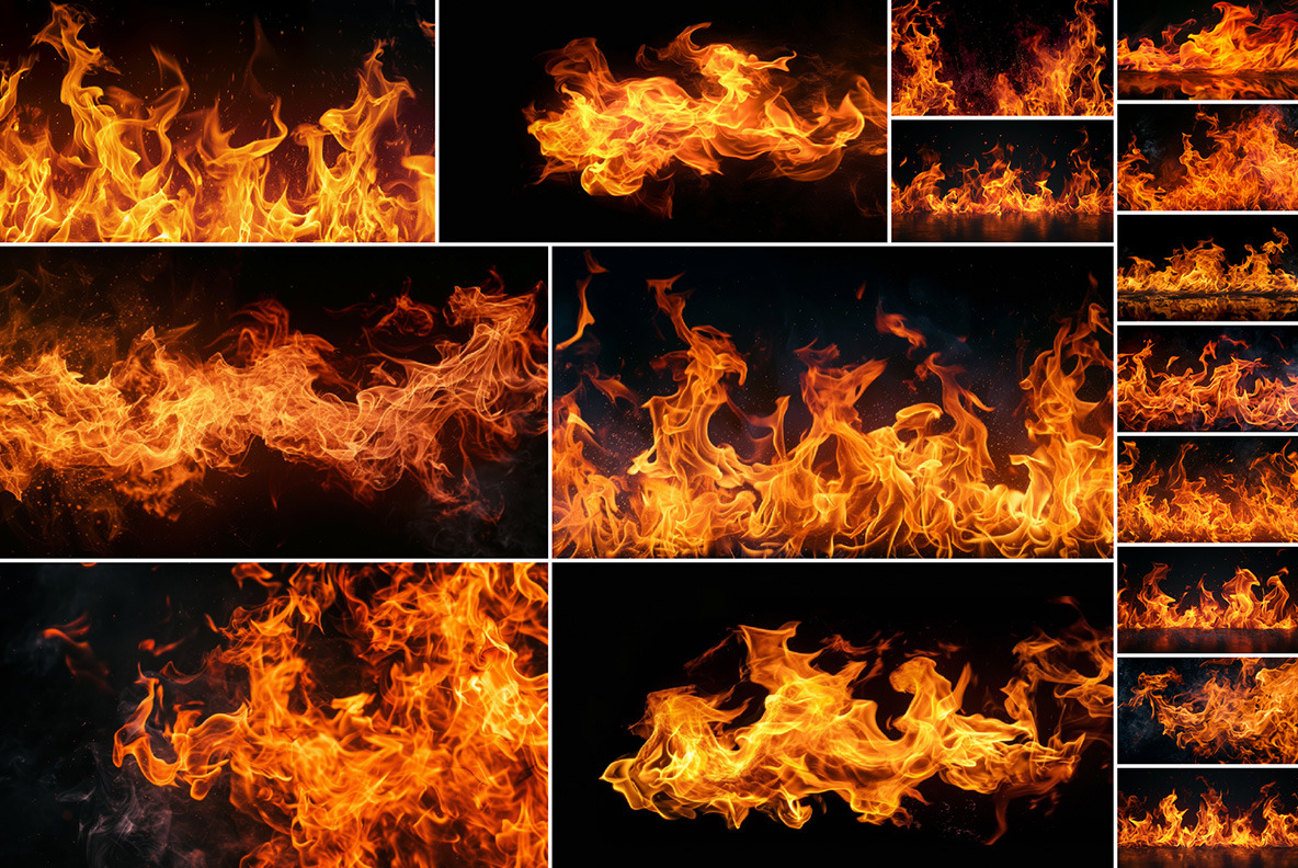 Fire flames Fire flames