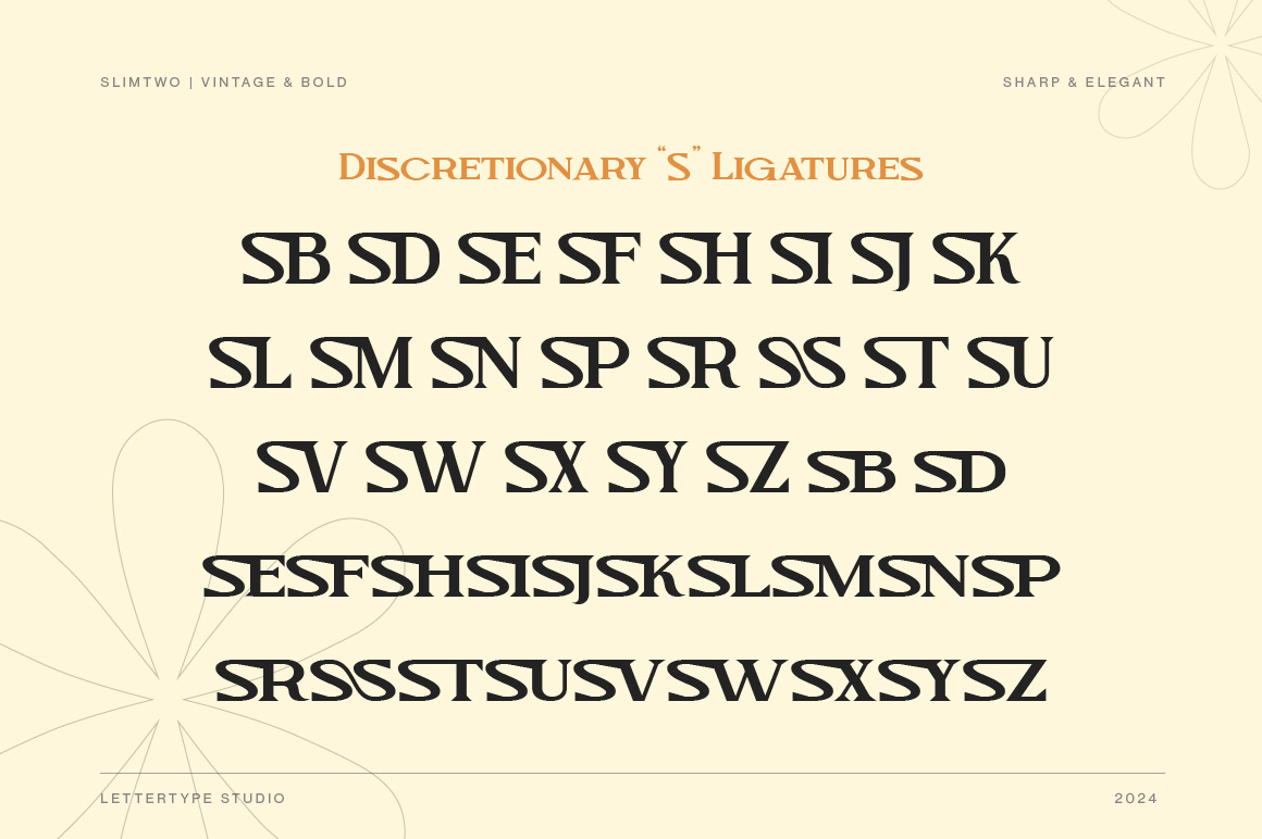 Slimtwo Vintage Bold, Sharp & Elegant Serif Slimtwo Vintage Bold, Sharp & Elegant Serif