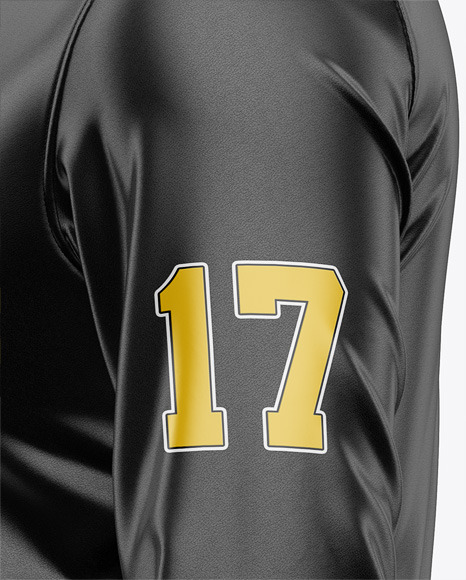 Iconic American Leather Varsity Jacket Mockup