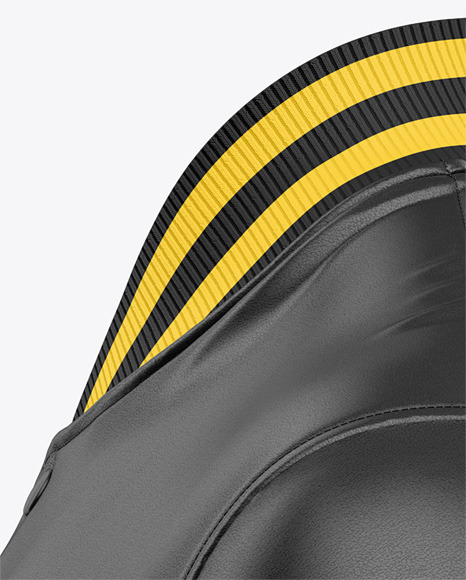 Iconic American Leather Varsity Jacket Mockup