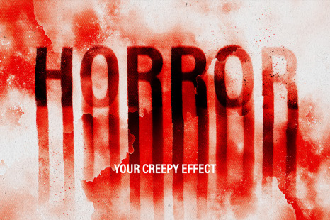 Horror Creepy Text Effect - Risograph