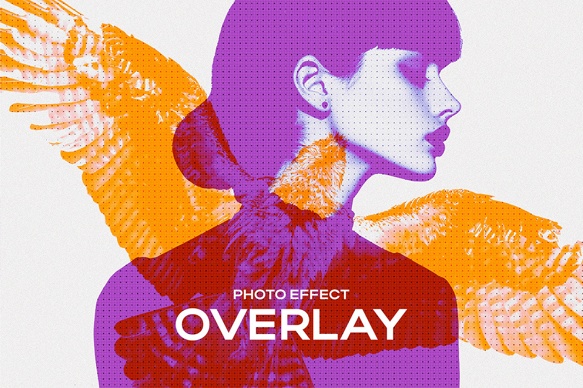 Halftone Mix Overlay Photo Effect Halftone Mix Overlay Photo Effect