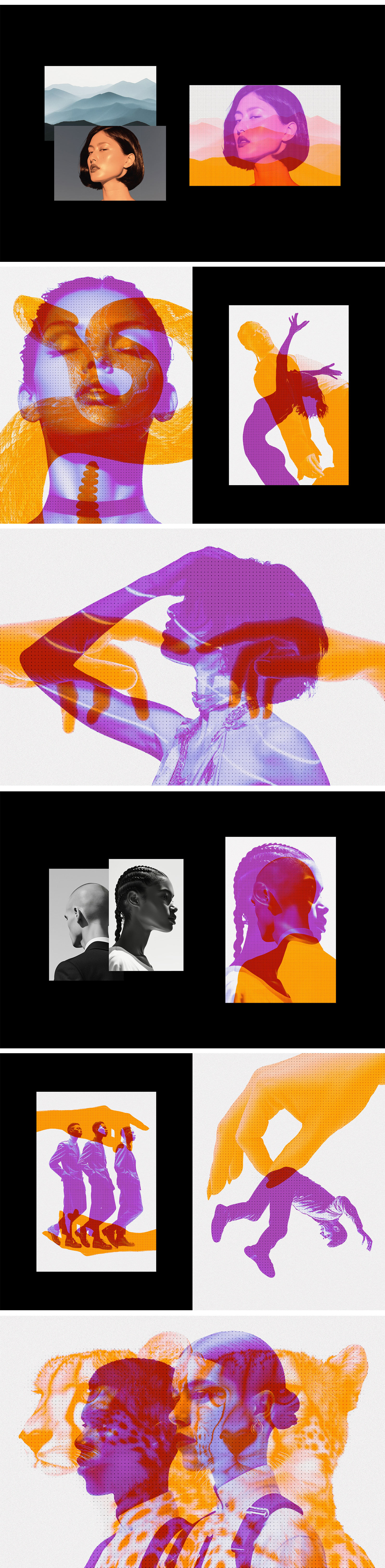Halftone Mix Overlay Photo Effect Halftone Mix Overlay Photo Effect