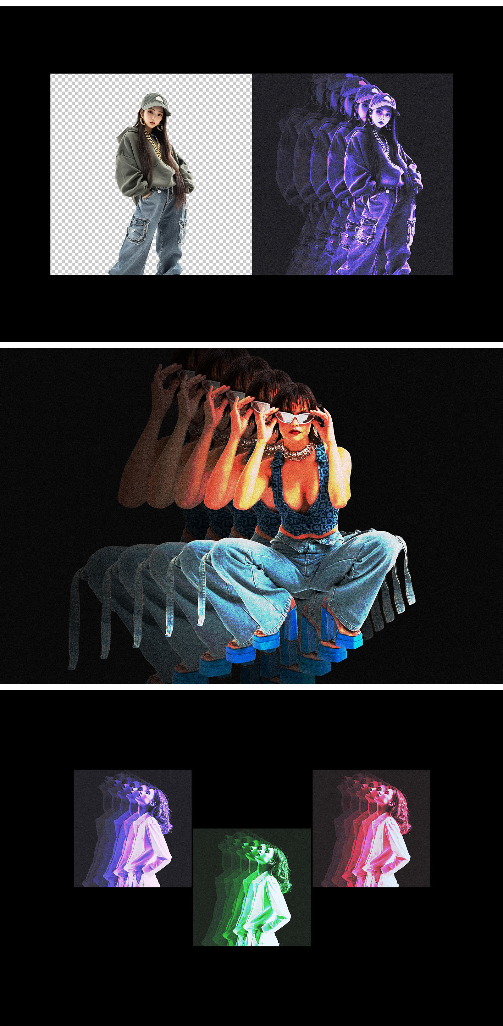 Multiplied Fading Photo Effect Multiplied Fading Photo Effect