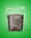 Transparent Pouch with Chia Seeds Mockup