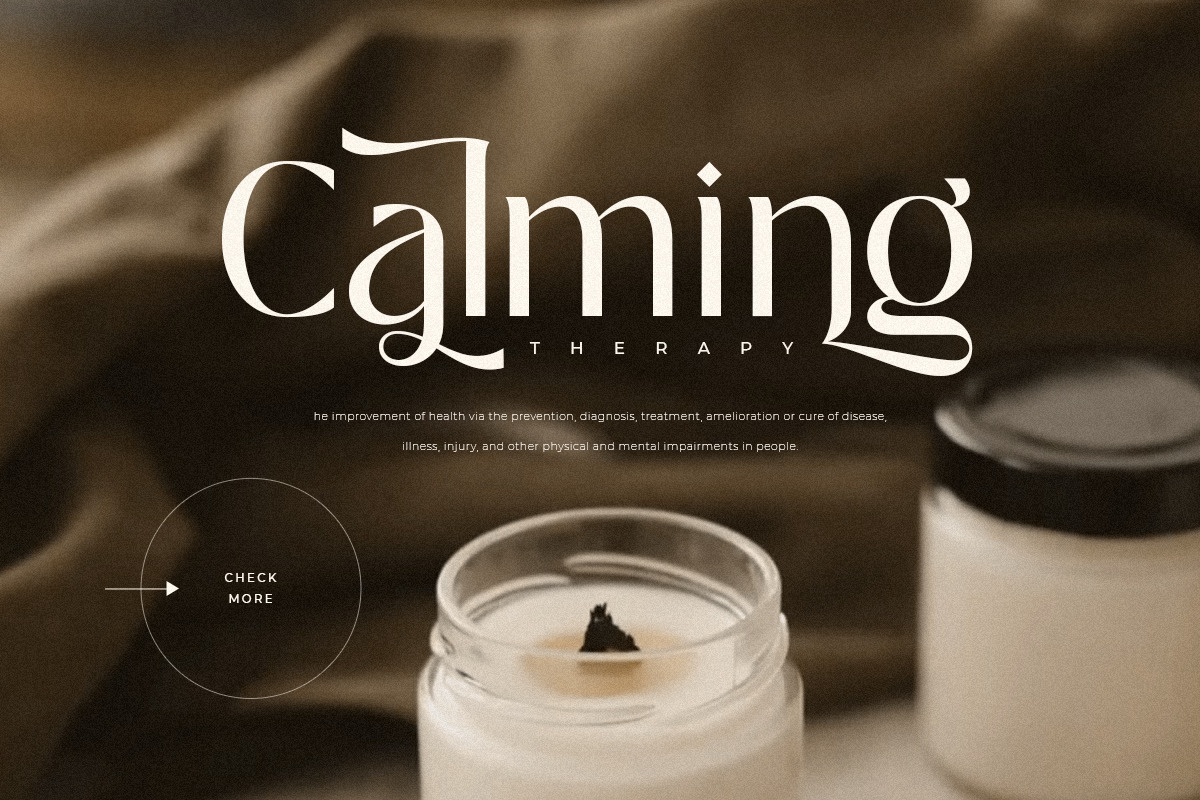 Mighty - Luxury Glamour Beauty Font Mighty - Luxury Glamour Beauty Font