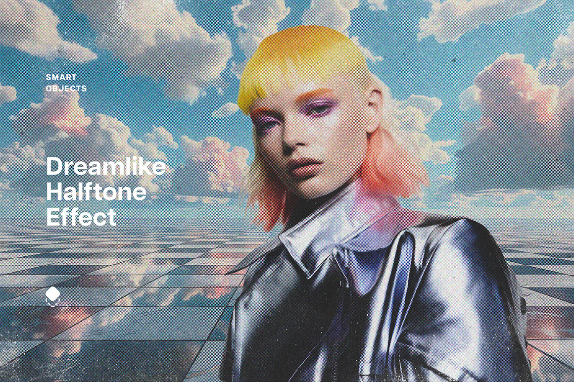 Dreamlike Halftone Photo Effect Dreamlike Halftone Photo Effect