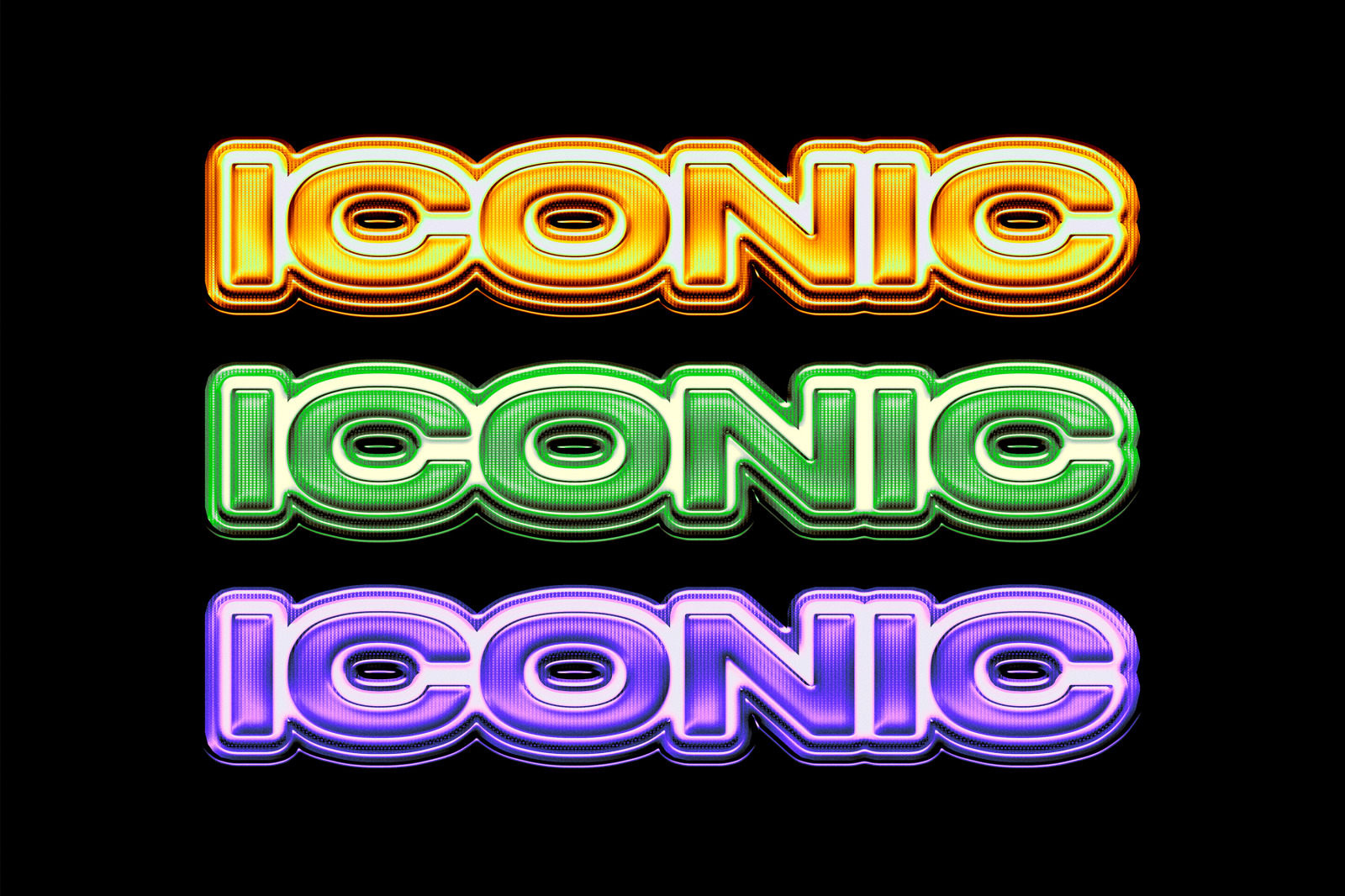 Y2K Chrome Effect Y2K Chrome Effect