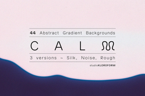 CALM - 44 Gradient Backgrounds with a Glow - Curve