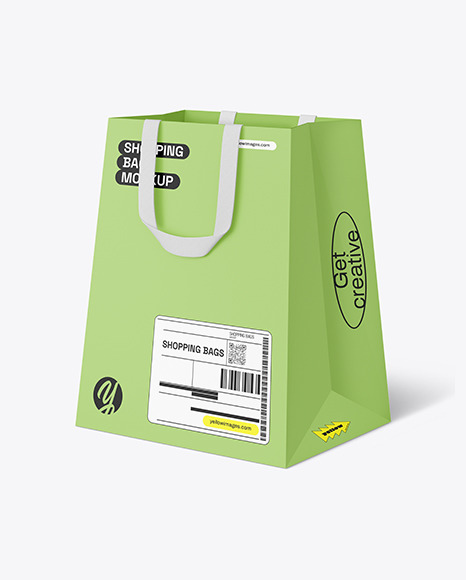 Paper Shopping Bag Mockup - Product package mockup