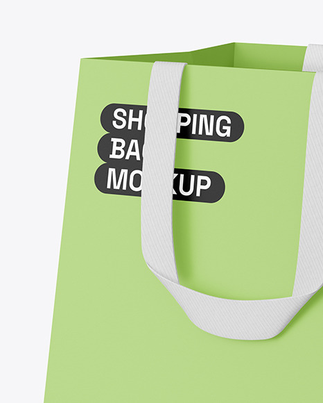Paper Shopping Bag Mockup