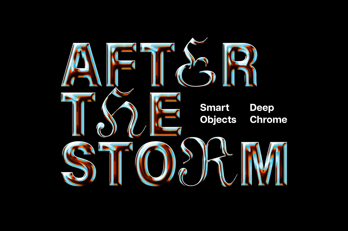 Deep Chrome Text Effect Deep Chrome Text Effect