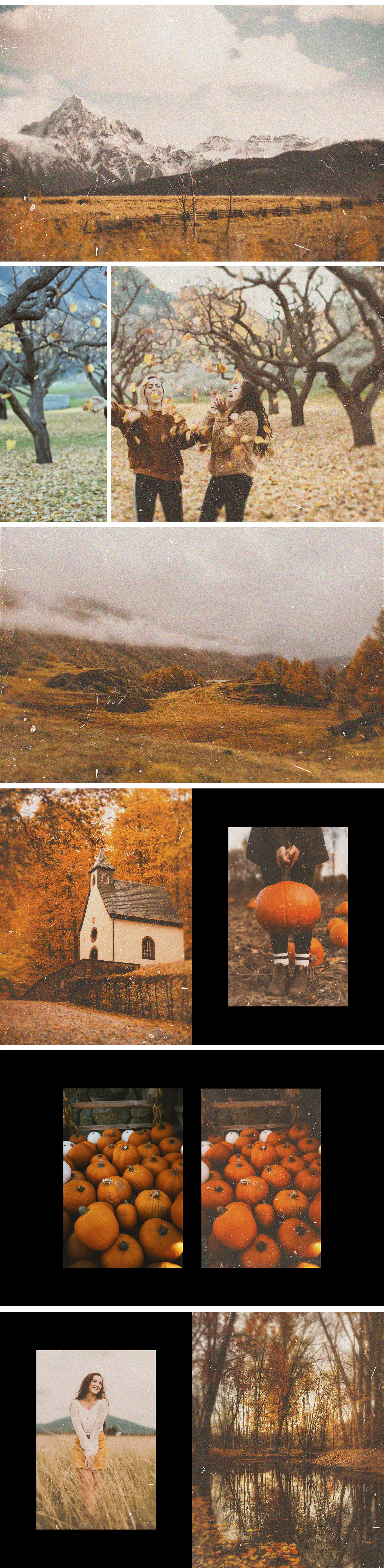 Autumn Vintage Photo Effect Autumn Vintage Photo Effect