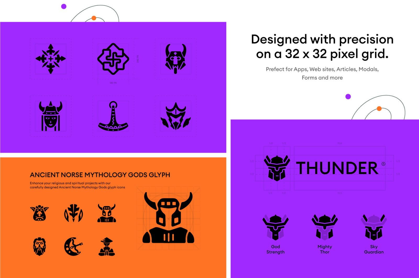 Ancient Norse Mythology Gods Set Ancient Norse Mythology Gods Set