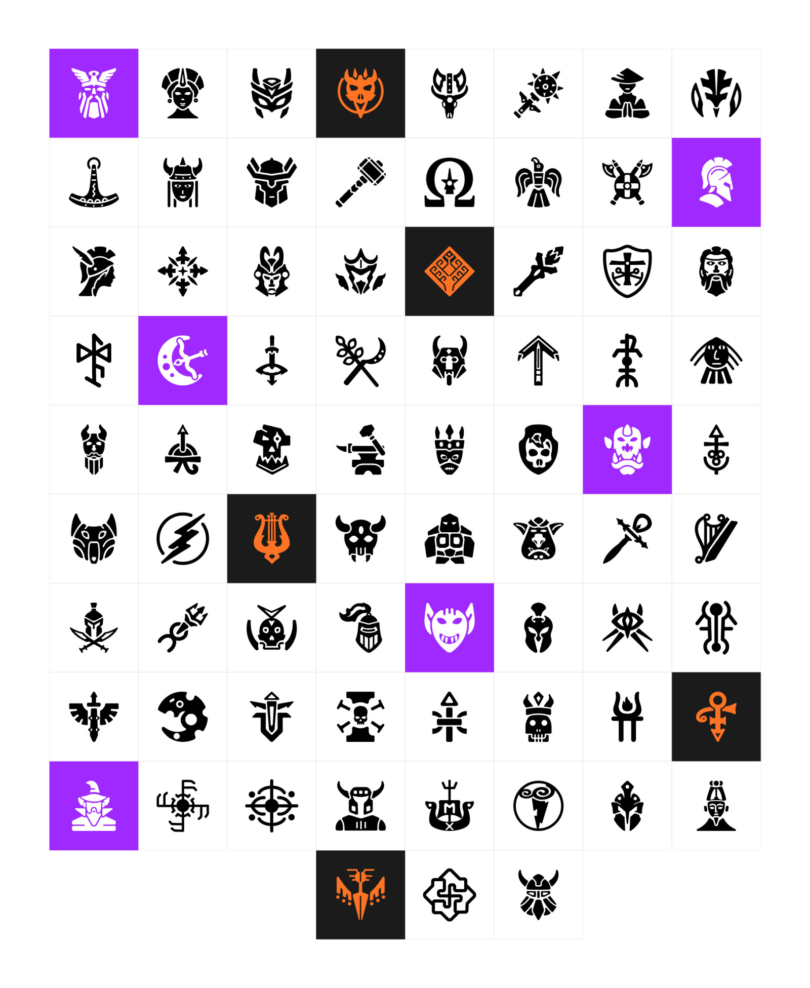 Ancient Norse Mythology Gods Set Ancient Norse Mythology Gods Set